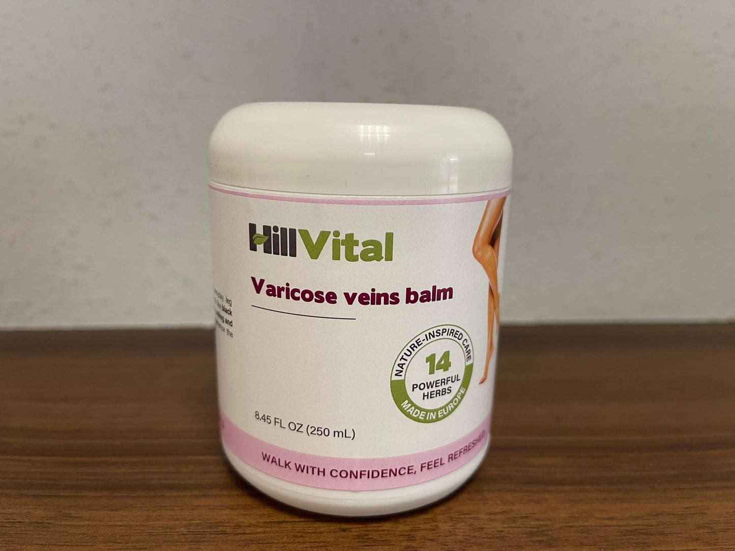 Hill Vital Natural Solutions HillVital Herbal Leg Care Balm with Horse Chestnut – Lightweight Botanical Cream for Daily Skin Care & Massage, Non-Greasy Formula for Legs & Body, 250 ml Hill Vital Natural SolutionsBuy Supplements Australia