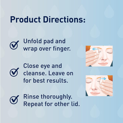 OCuSOFT Lid Scrub PLUS 35 - Pre-Moistened Leave-On Eyelid Wipes for Moderate to Severe Conditions