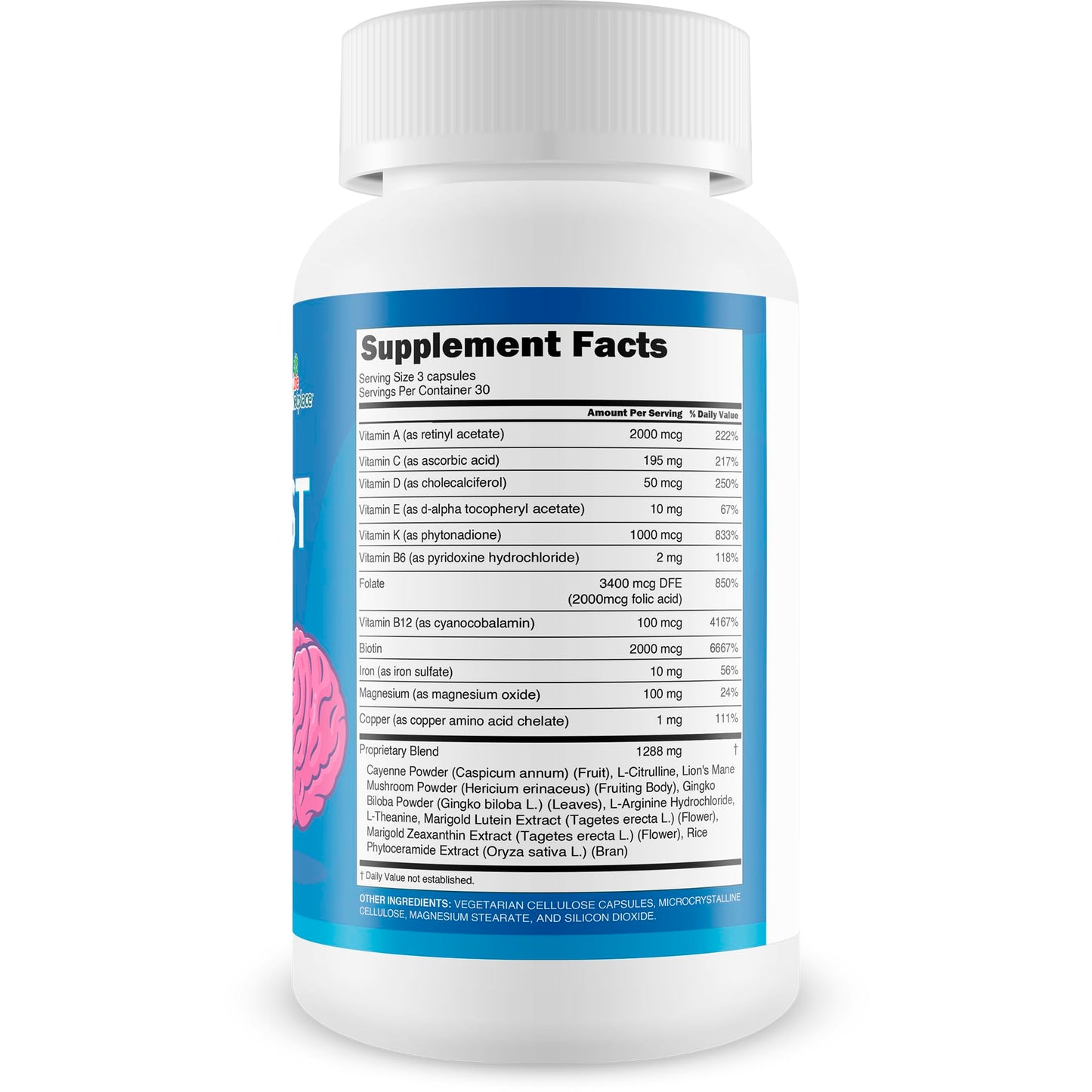 Top Best Brain - Cognitive Support Supplement for Memory, Focus, & Mental Clarity - Promote Improved Concentration, Cognition, & Motivation - Brain Pills for Cognitive Health - Nootropic Formula Generic buy supplements Au