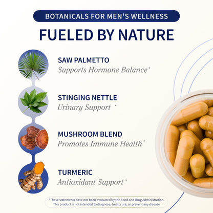 Snap Supplements Prostate Health Supplement with Saw Palmetto for Men, DHT Blocker - Helps Support Male Urinary Tract and Prostate for Mens Health