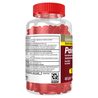 Good Sense Rapid Release Pain Relief, Acetaminophen Caplets 500 mg, Extra Strength Pain Reliever and Fever Reducer GoodSenseBuy Supplements Australia