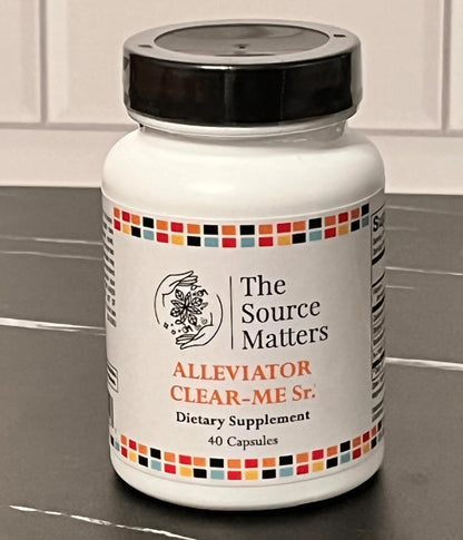 The Source Matters Alleviator Clear-ME SR Seasonal Allergy Relief and Immune Support | Quercetin, Bromelain, Stinging Nettles, NAC, and Vitamin C (40 Capsules) THE SOURCE MATTERS buy supplements Au
