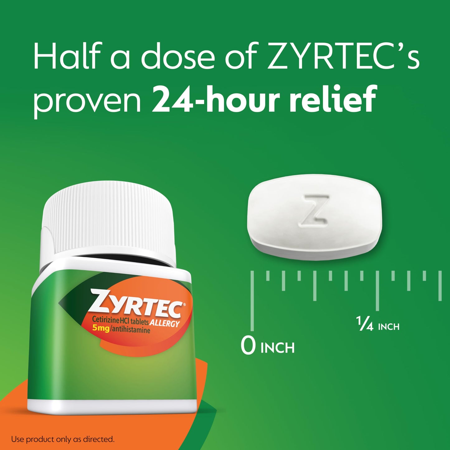 Zyrtec 24 Hour Allergy Relief Tablets, Indoor & Outdoor Allergy Medicine for Adults with 5 mg Cetirizine Hydrochloride, Relief of Runny Nose, Sneezing, Itchy Eyes, Plus Dust, Mold & Pet Dander, 35 ct Zyrtec buy supplements Au