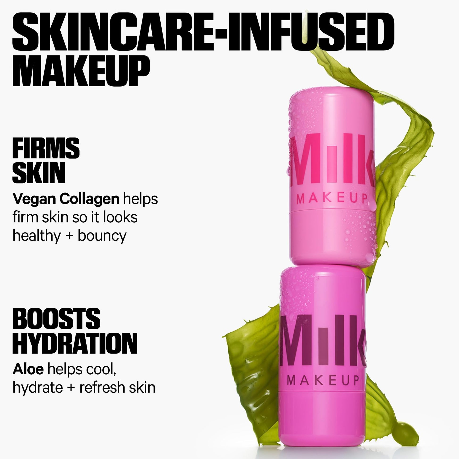 Milk Makeup Cooling Water Jelly Tint – Long-Lasting Sheer Lip + Cheek Stain with Firming Vegan Collagen + Hydrating Aloe – Transfer Proof, Buildable Lip Tint + Blush – Chill (Red), 0.17 oz Milk MakeupBuy Supplements Australia