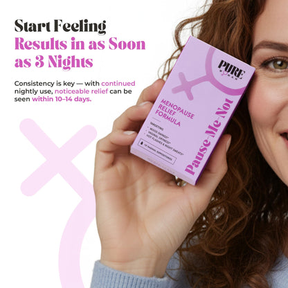 PURE WOMAN - Pause-Me-Not Suppositories - Menopausal Symptom Relief - Natural Ingredients - Relieves Hot Flashes & Vaginal Dryness - Promotes Stable Mood - Enhanced Vaginal Relief - 10 Pk PURE WOMAN buy supplements Au