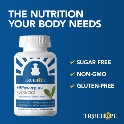 Truehope EMPowerplus Advanced Multivitamin for Women & Men - Broad-Spectrum Multivitamins & Chelated Minerals | 1000% Better Absorption | 37 Research Studies & 28 Years of Success | 30 Day Supply TruehopeBuy Supplements Australia