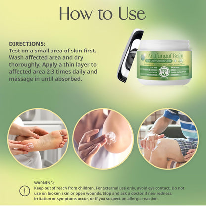 PURPLE CANYON Anti Fungal Balm with 15% Undecylenic Acid – Antifungal for Athletes Foot, Jock Itch & Ringworm – Tea Tree, Menthol & Essential Oils PURPLE CANYONBuy Supplements Australia