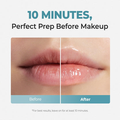 Laka Soothing Prep Lip Mask, Cooling Peel Off Korean Lip Mask, Gentle Exfoliator for Lips