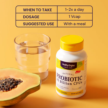 Healthy Origins Probiotic 30 Billion CFUs, 60 Veggie Capsules - 8 Clinically Studied Strains Including Lactobacillus & Bifidobacterium - Supports Microbiom
