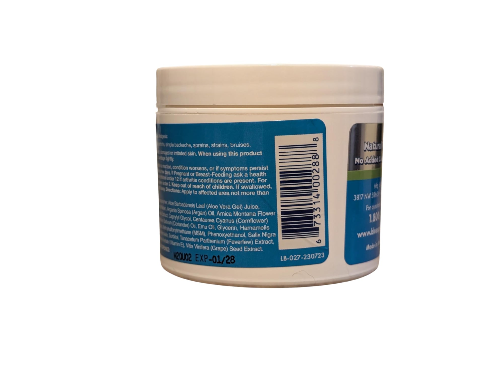Back Pain Relief Cream with Emu Oil - Super White Stuff Natural Pain Reliever -Topical Cream for Muscle and Joint Pain Relief - Experience Sore Muscle Relief in 5 Minutes - 4 oz Emu TherapyBuy Supplements Australia