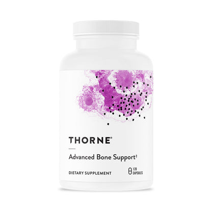 THORNE - Advanced Bone Support - Bone Health Supplement for Women & Men with Calcium, Magnesium, Vitamin D, B Vitamins, Folate & Boron* - Gluten, Dairy & Soy-Free - 120 Capsules THORNE buy supplements Au