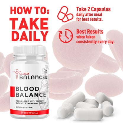 (2 Pack) Glyco Balancer Capsules, Official GlycoBalancer Health Support Pills with All Natural Ingredients, Glyco Balancer Advanced Health Support with Premium Vitamins for Women & Men (120 Capsules) MJO buy supplements Au