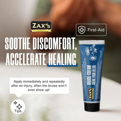 ZAX'S ORIGINAL Bruise Cream - Arnica and Witch Hazel Blend, Gentle on Skin, Plant-Based Ingredients for Skin Care - 28g ZAX'S ORIGINALBuy Supplements Australia