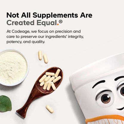 Codeage Akkermansia Synbiotic Supplement - 100 Million AFU Akkermansia Probiotic & Chicory Inulin Prebiotic - Chicory Root - 1 Capsule Per Serving - Non-GMO, Gluten-Free - 30 Capsules CodeageBuy Supplements Australia