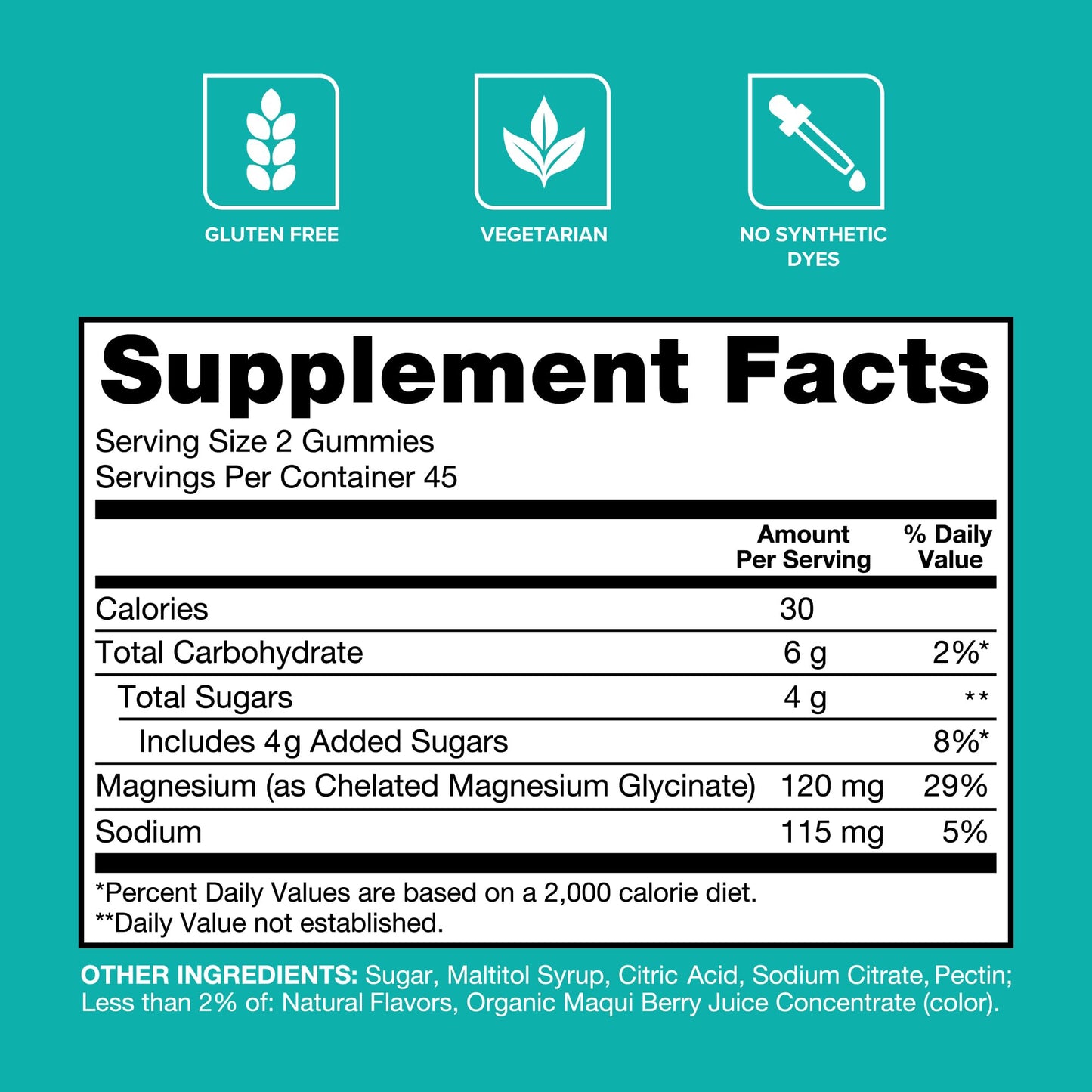 Qunol Magnesium Glycinate Gummies, 120mg of Magnesium Glycinate, High Absorption, Mixed Berry, 90 Count (Pack of 1) QunolBuy Supplements Australia