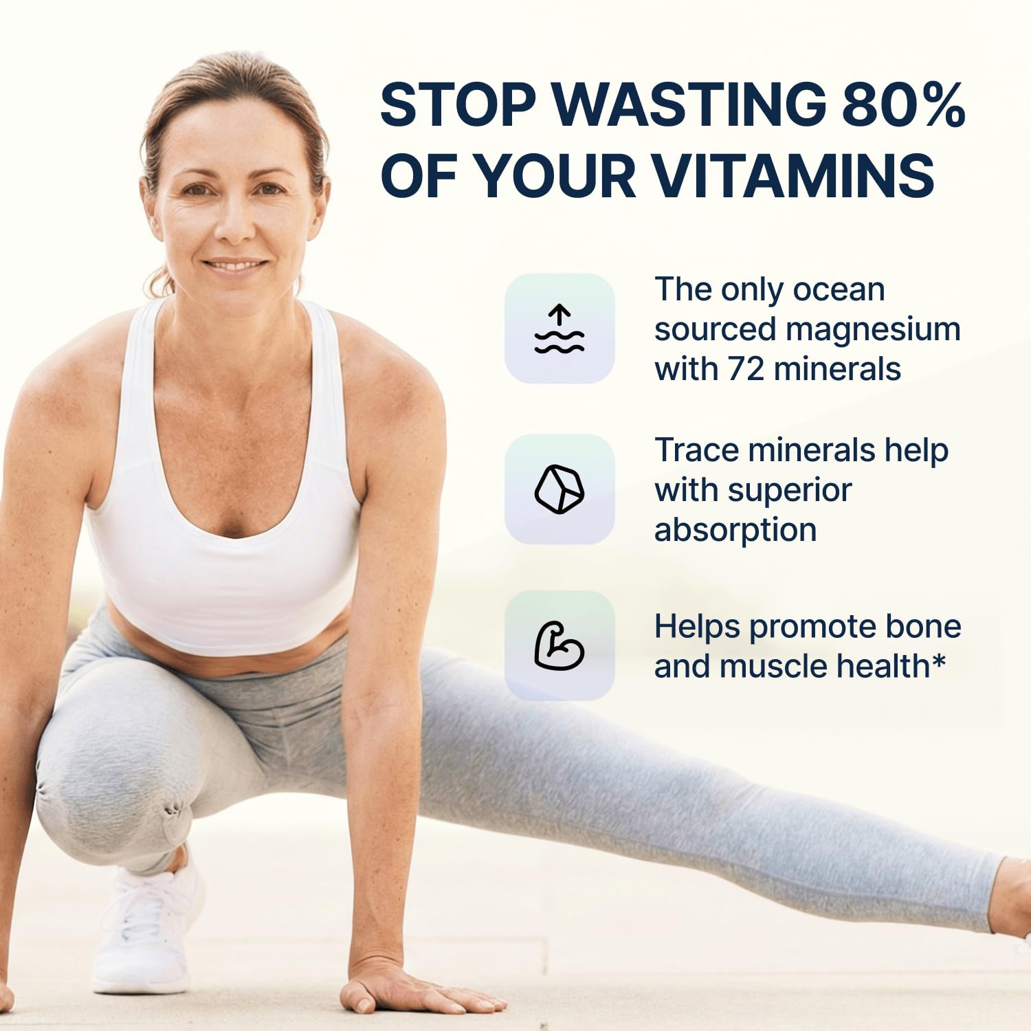 Spectrum 5 Magnesium | 5-in-1 Complex + 72 Trace Minerals for Enhanced Absorption | Irish Sea Sourced | 500mg per Serving | Made in USA, Third Party Tested, GMP Certified SonoHealth buy supplements Au