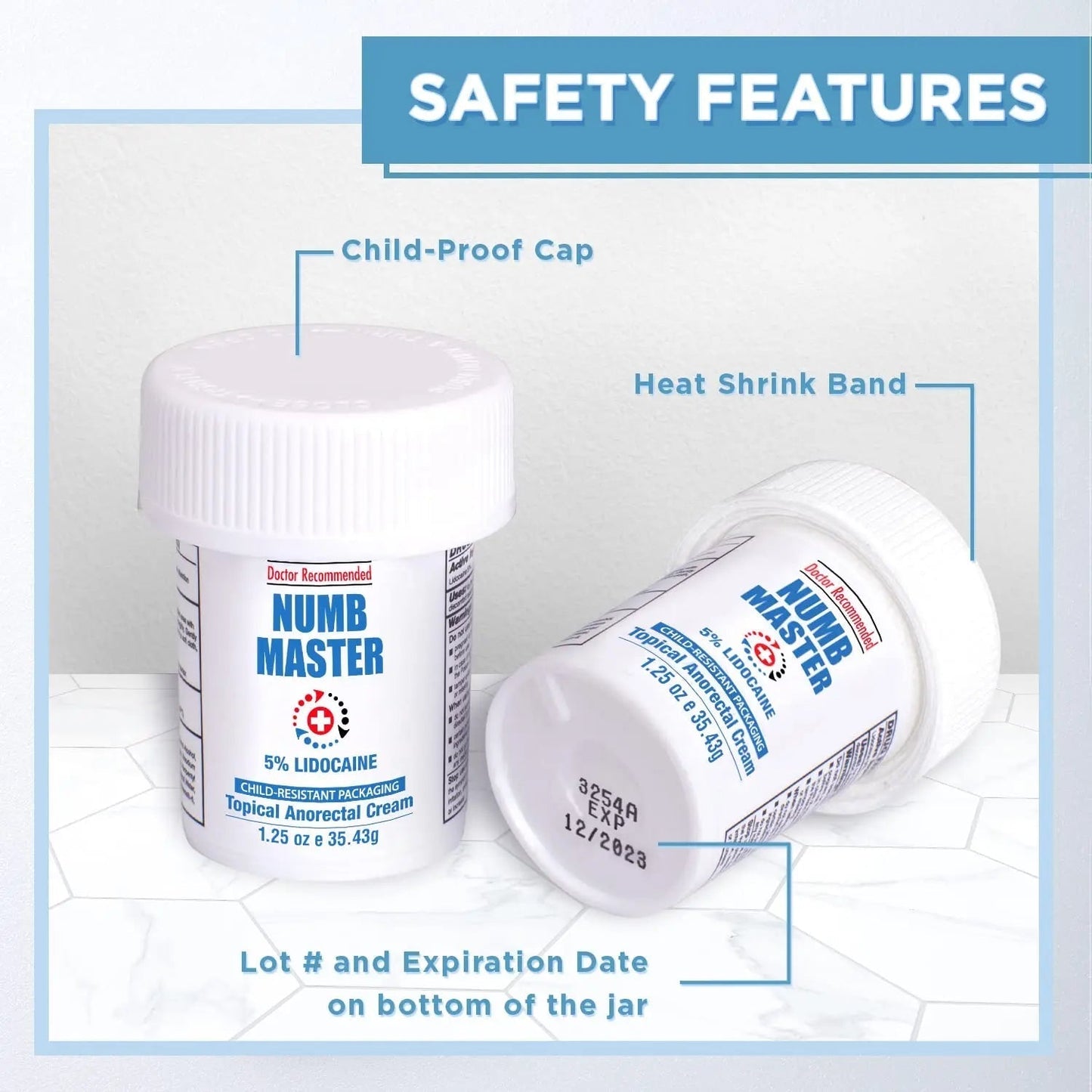Clinical Resolution Numb Master 5% Lidocaine Topical Numbing Cream, 2 Pack of 1.25 Oz, Pain Relief Burn Itch Numb, Maximum Strength Topical Anesthetic with Allantoin, Vitamin E, Hemorrhoid Treatment Clinical ResolutionBuy Supplements Australia