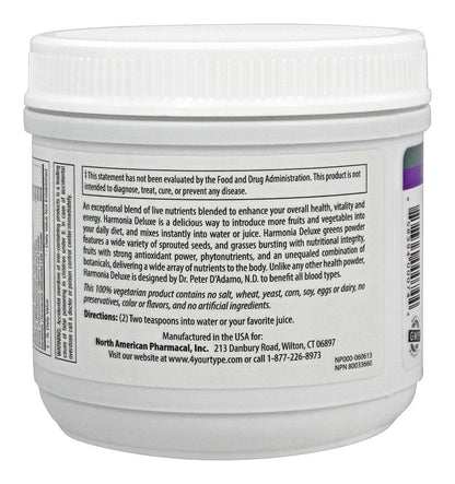 D'Adamo Personalized Nutrition Harmonia Deluxe, 7 Ounce D'Adamo Personalized Nutrition buy supplements Au