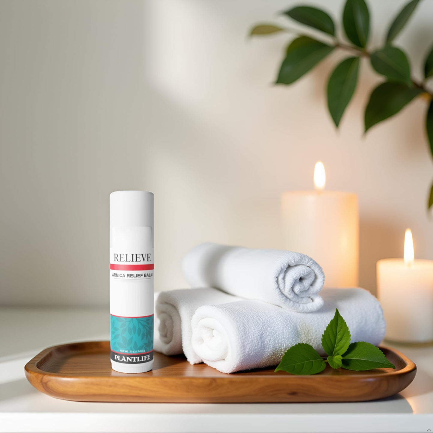 Plantlife Arnica Relieve Balm - Made with Arnica and 100% Pure Essential Oils - Relieve Products are a Homeopathic Solution for Everyday Use - Works Quickly and Effectively - Made in California PlantlifeBuy Supplements Australia