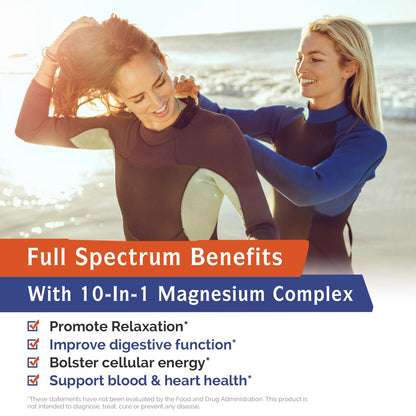 Innate Vitality 10-in-1 Magnesium Complex 960mg, 420mg Elemental Mag per Serving, with Magnesium Glycinate, Citrate, Malate, and More, Sleep, Digestion, Energy Support, 90 Vegan Caps Innate Vitality buy supplements Au