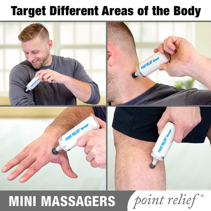 Point Relief 14-1050 Mini Massager for Handheld Targeted Massage Therapy Relieve Muscle Pain Point ReliefBuy Supplements Australia