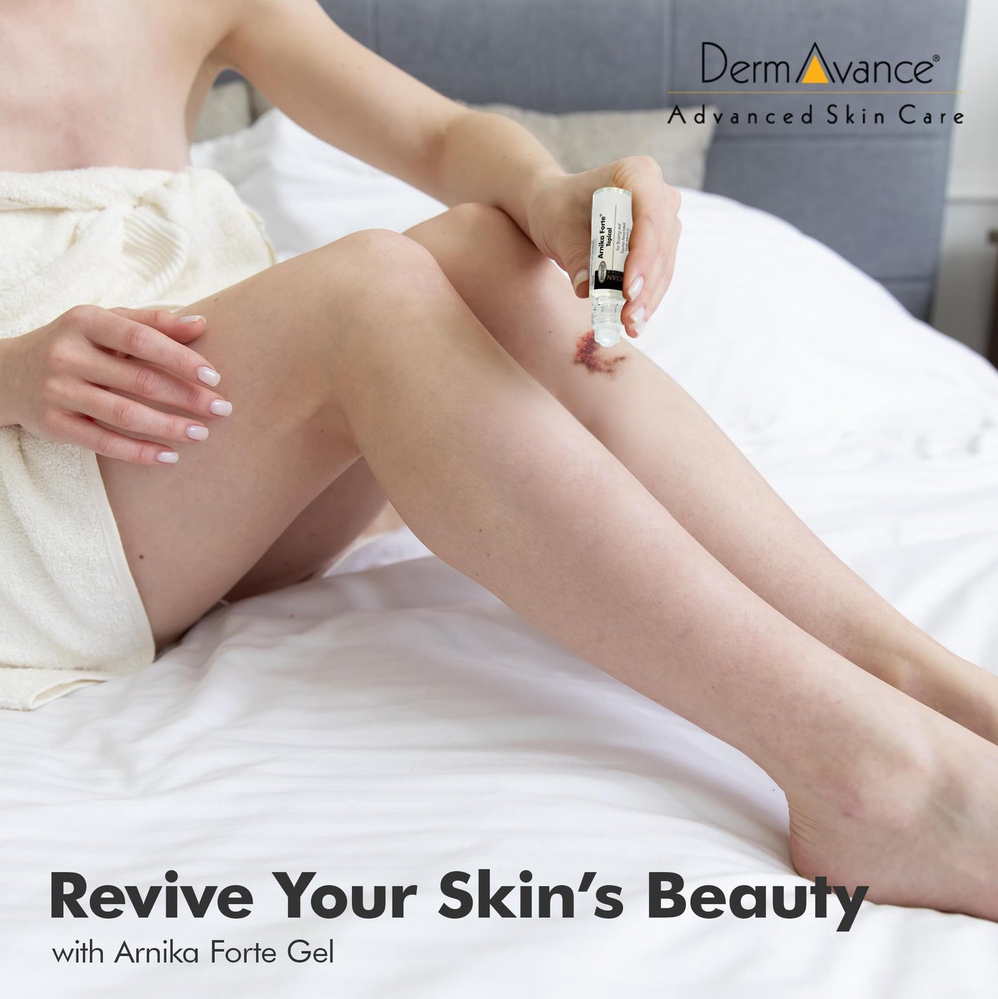 DermAvance Arnika Forte Topical Roll-On, Arnica Gel for Bruising and Swelling After Surgery, Easy-to-Use Arnica Gel Topical for Post-Surgical Care and Sports Injuries, Clear, 10 ml DermAvanceBuy Supplements Australia