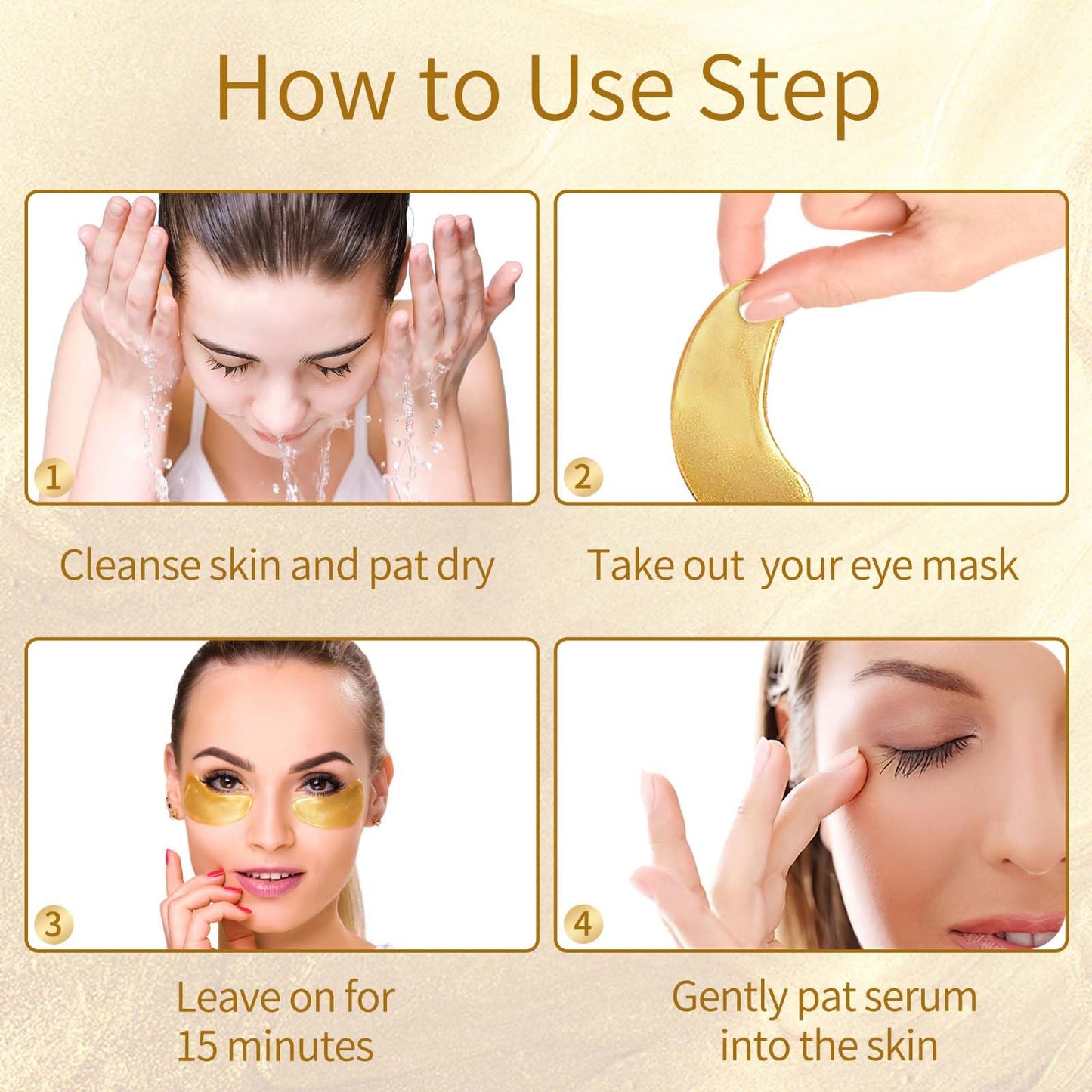 Under Eye Patches, 40 Pairs Eye Mask for Dark Circles, Puffy Eyes, Undereye Bags,Wrinkles