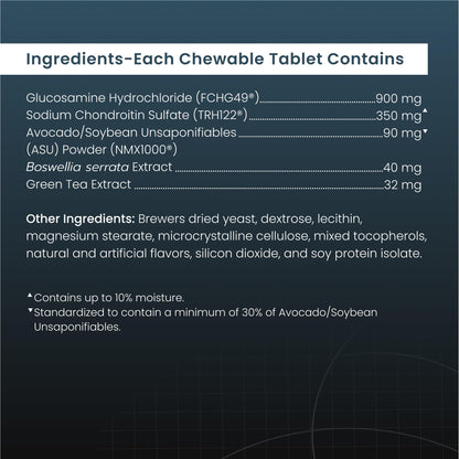 Nutramax Dasuquin for Large Dogs, Joint Health Supplement, Contains Glucosamine for Dogs, Plus Chondroitin, ASU and More, Supports Healthy Joints, Chewable Tablets, 150 Count Nutramax LaboratoriesBuy Supplements Australia