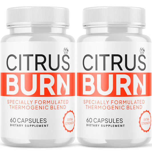 (2 Pack) Citrus Burn Capsules, Official CitrusBurn Pills with All Natural Ingredients, Advanced Citrus Burn for Optimal Health & Wellness Support with Premium Vitamins for Women & Men (120 Capsules) MJO buy supplements Au