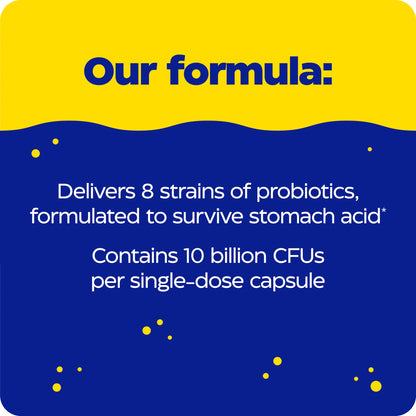 Enzymedica Pro-Bio Probiotic Supplement for Digestive & Gut Health - Daily Probiotic Capsules for Women & Men, 10 Billion CFU, Helps Reduce Gas & Bloating,