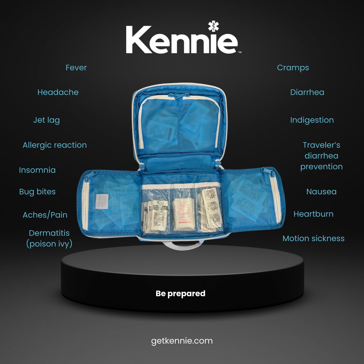 80-Piece OTC Medication Kit, Doctor Designed First Aid & Medicine Organizer with Pain, Fever, Allergy & Stomach Relief for Home, Travel & Emergency Kennie buy supplements Au