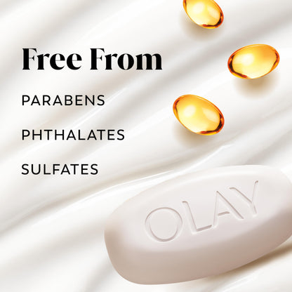 Olay Beauty Bar, Ultra Moisture,10x More Moisturizers, Nourishing Conditioners, Smooth & Gentle on Skin, Vitamin B3 Complex