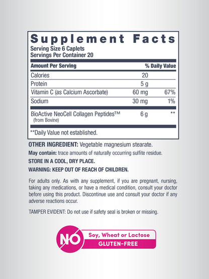 NeoCell Super Collagen with Vitamin C, 120ct Collagen Pills, Non-GMO, Grass Fed, Paleo Friendly, Gluten Free, Collagen Peptides Types 1 & 3 for Hair, Skin, Nails and Joints (Packaging May Vary) NeoCell buy supplements Au