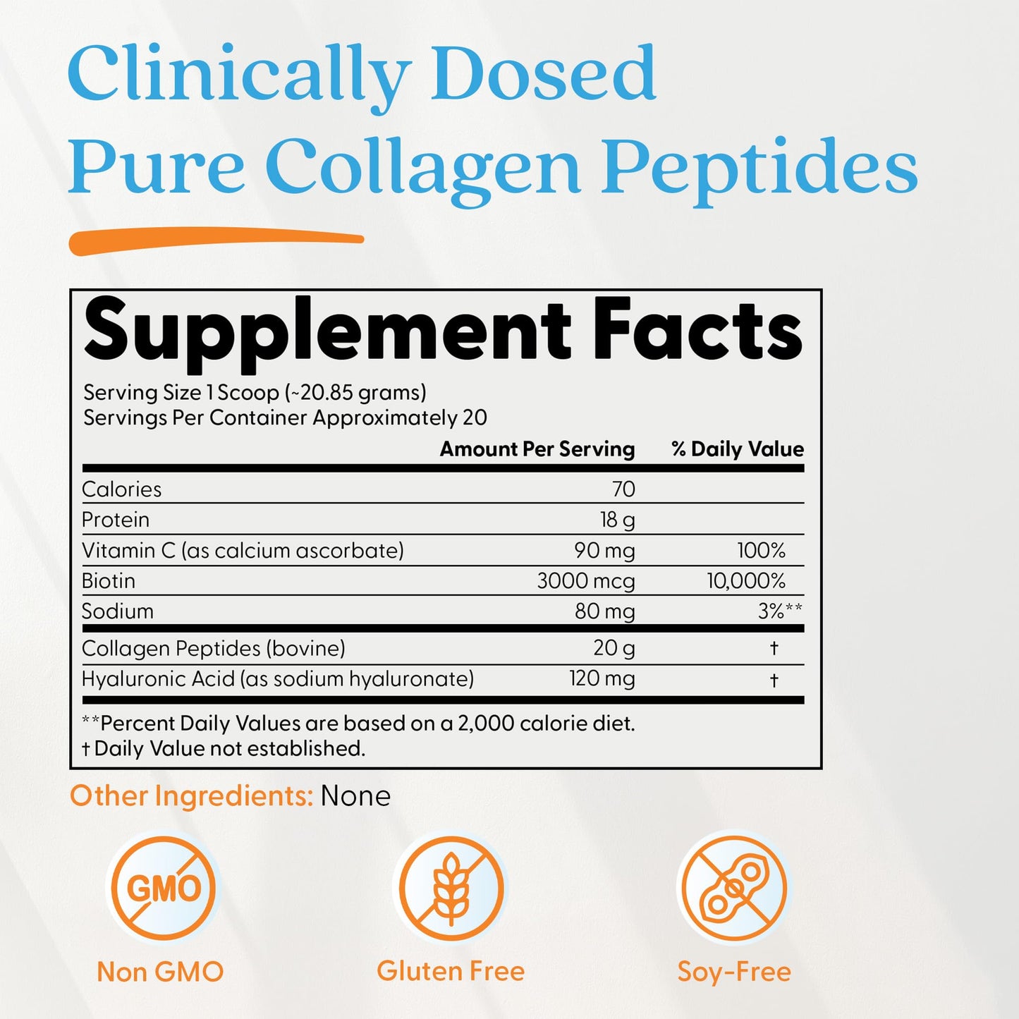 Doctor's BEST Pure Collagen Peptides w/Hyaluronic Acid - Collagen Powder Supplement for Women & Men, Unflavored, 18 g Protein & 90 mg Vitamin C per Serving, Supports Healthy Skin & Hair - 14.8 oz Doctor's BEST buy supplements Au