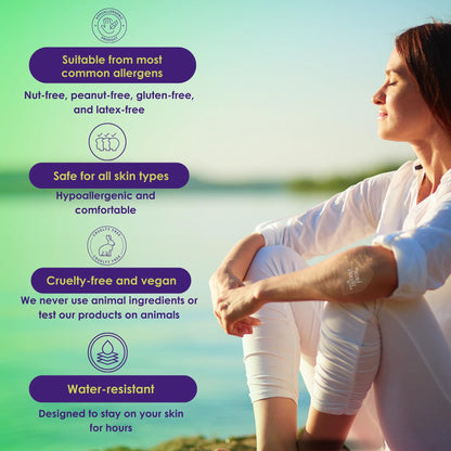 Relief Day Patch - Arnica, White Willow Bark, Saffron & Peppermint for Soreness and discomfort for Women and Men The Friendly Patch CO.Buy Supplements Australia