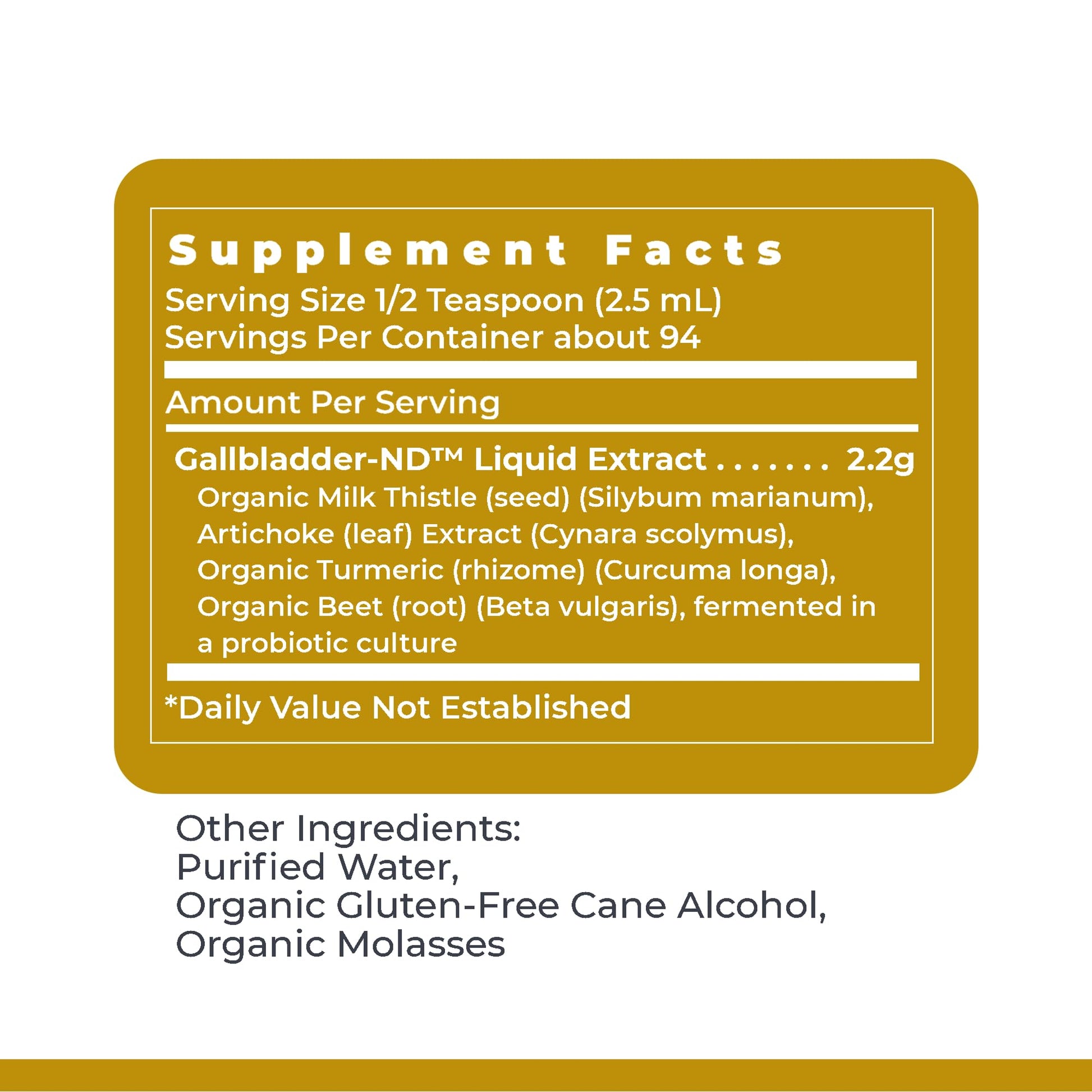 Premier Research Labs Fermented Gallbladder-ND - Gallbladder Cleanse, Milk Thistle and Artichoke Extract, Milk Thistle Liquid Drops, Tincture Supplement with Antioxidants, Turmeric - 8 Fl Oz Bottle Premier Research LabsBuy Supplements Australia