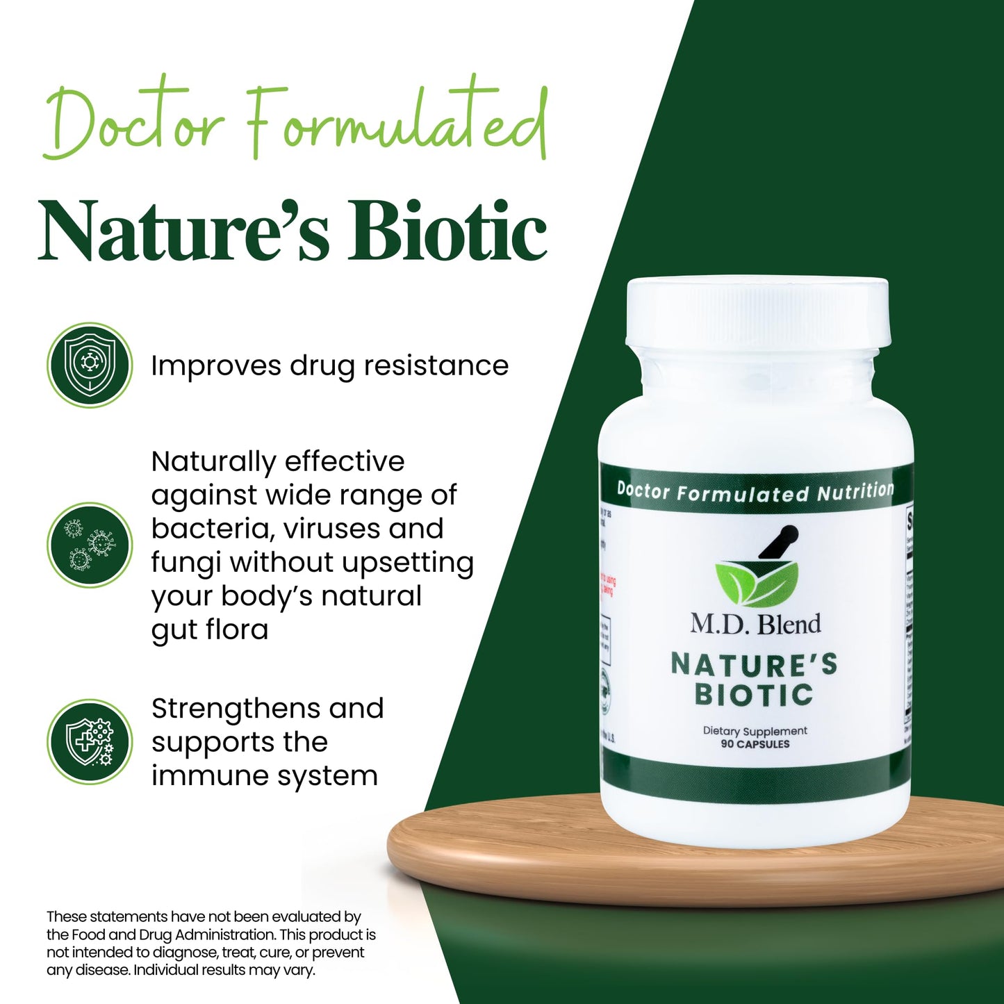 M.D. Blend Nature’s Biotic & Allergy Expert Bundle for Immune Support, Seasonal Allergy Relief, Respiratory Wellness, Quercetin and Bromelain, NAC Nettle Root Vitamins & Minerals Plant-Based Capsules M.D. Blend buy supplements Au