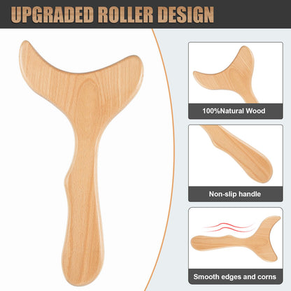 KintKita Wood Therapy Massage Tools,Wooden Lymphatic Drainage Massager, Cellulite Remover Body Sculpting Tool for Cellulite Reduction,Muscle Tension Release,Body Contouring-12 * 6 in KintKita buy supplements Au