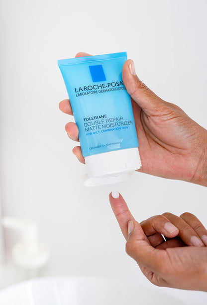 La Roche-Posay Toleriane Double Repair Matte Face Moisturizer, Daily Moisturizer For Oily Skin
