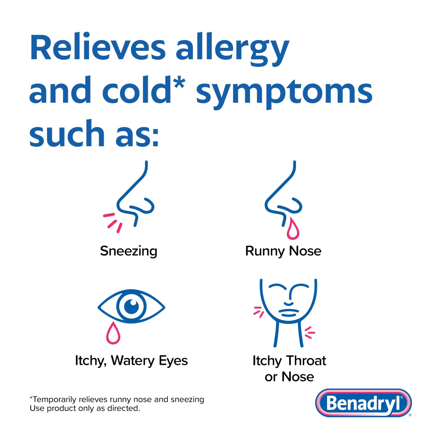 Benadryl Ultratabs Allergy Relief Medicine, 25 mg Diphenhydramine HCl Antihistamine Tablets For Relief of Cold & Allergy Symptoms Like Sneezing, Runny Nose, & Itchy Eyes & Throat, 24 ct Benadryl buy supplements Au