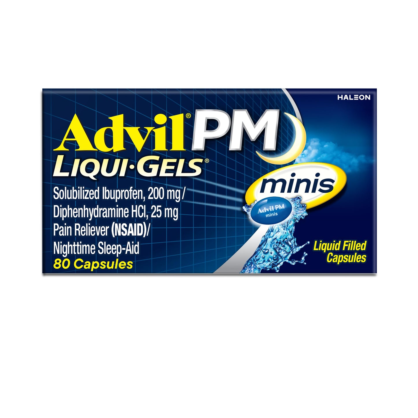 Advil PM Liqui-Gels Minis, 80 Liquid Filled Capsules Advil buy supplements Au