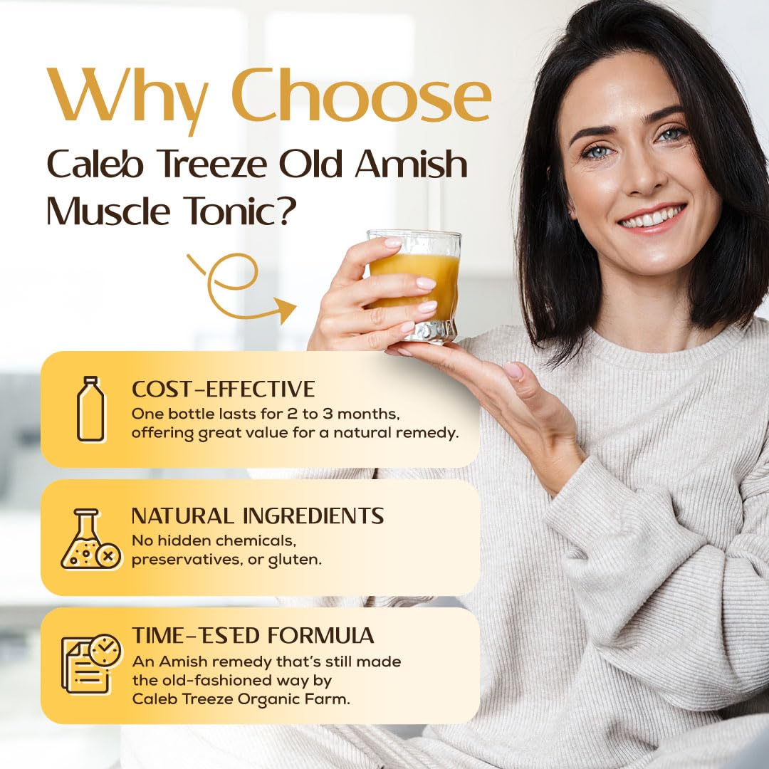 Old Amish Muscle and Digestion Tonic Pack (Formerly: Stops Leg Cramps and Stops Acid Reflux) with Apple Cider Vinegar Bundle by Caleb Treeze Caleb TreezeBuy Supplements Australia
