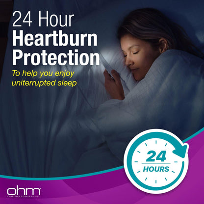Ohm Omeprazole 20mg, 42 Delayed-Release Tablets, Acid Reducer for Frequent Heartburn, 24-Hour Relief Heartburn Medicine, Helps Relieve Stomach & Chest Discomfort (6 Weeks of Supply, 42, Count) Ohm buy supplements Au