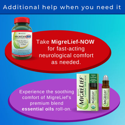 MigreLief Original Triple Therapy with Puracol - Nutritional Support for Migraine Sufferers - 60 Caplets/1 Month Supply MigreLiefBuy Supplements Australia