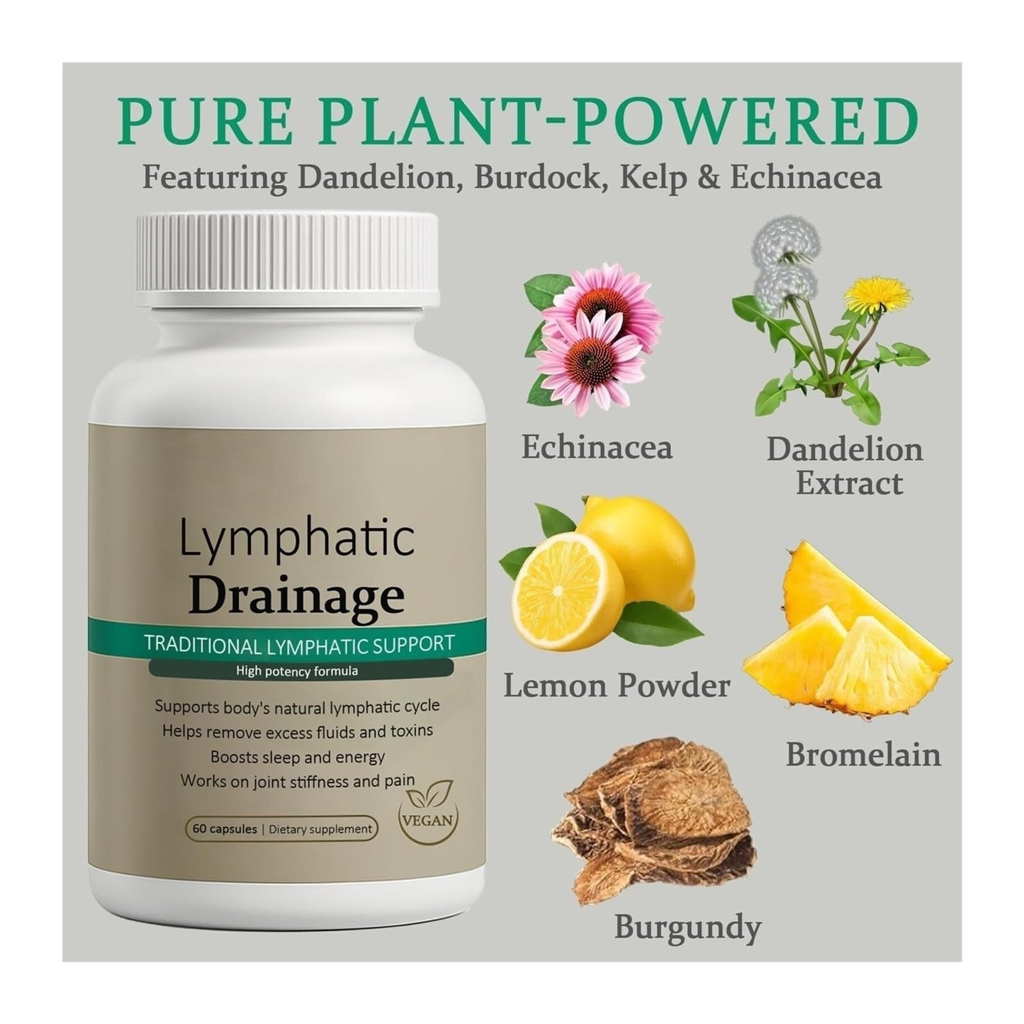 Lymphatic Drainage Natural Herbal Blend Oulores buy supplements Au