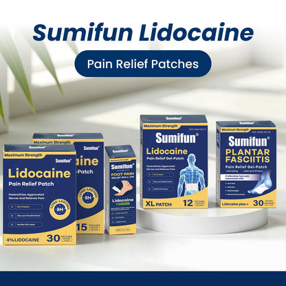 Sumifun Foot Pain Relief Lidocaine Roll-On - Maximum Strength OTC for Plantar Fasciitis & Heel Pain - Fast-Drying, Non-Greasy Formula, 2.5 Fl Oz * 3 SumifunBuy Supplements Australia