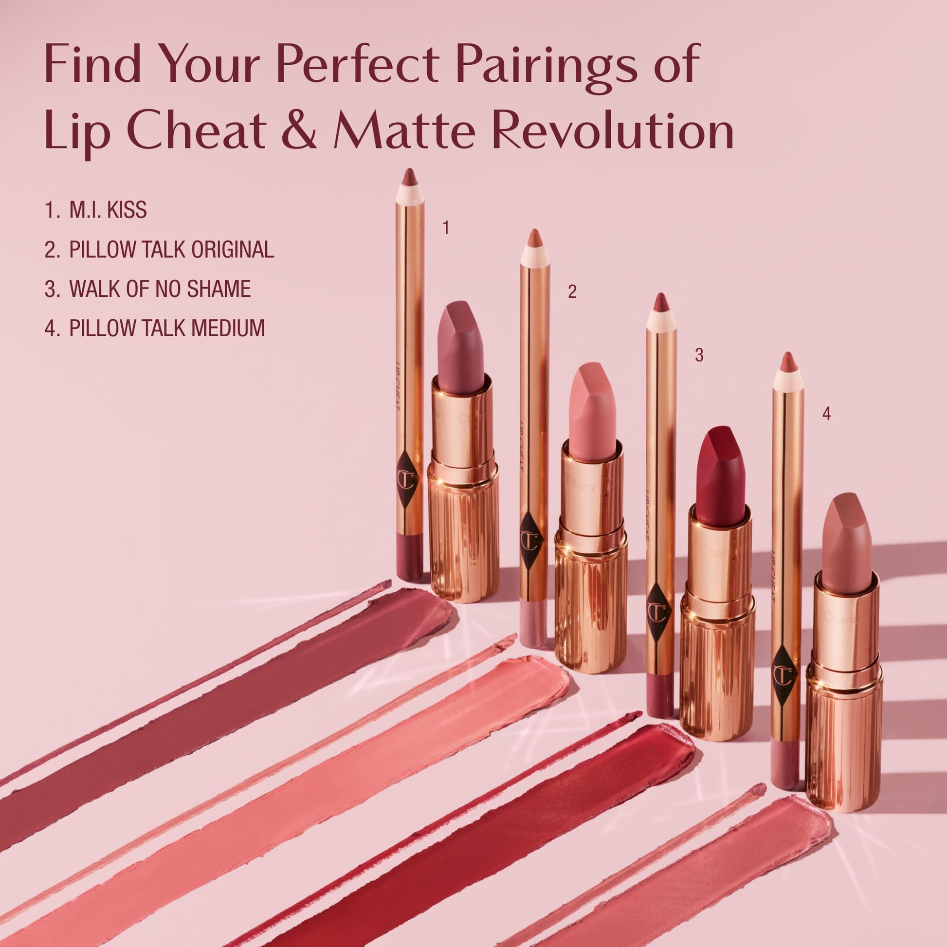 Charlotte Tilbury Lip Cheat Lip Liner Pencil - Gives Lips a Fuller-Looking, Defined Pout - Enriched with Jojoba Oil & Hyaluronic Acid - Waterproof, Smudge-Proof & Transfer-Proof - Pillow Talk Medium Charlotte TilburyBuy Supplements Australia