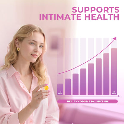 BAKAKOUL Feminine Probiotics Gummies for Women, Vaginal Probiotics with Slippery Elm,Prebiotics & Probiotics Supports pH Balance,Immune Health, Vegan