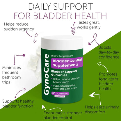 Bladder Control Supplements – Urinary Tract Health for Women | Overactive Bladder Support, UTI Relief & Infection Treatment | Daily Feminine Wellness Gummies – 60 Pineapple Flavor Terramed Just Think ComfortBuy Supplements Australia