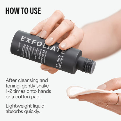 Paulas Choice--SKIN PERFECTING 2% BHA Liquid Salicylic Acid Exfoliant--Facial Exfoliant for Blackheads, Enlarged Pores, Wrinkles & Fine Lines, 4 oz Bottle Paula's ChoiceBuy Supplements Australia